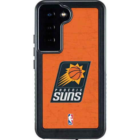 NBA Phoenix Suns Distressed Galaxy S24 Waterproof Case